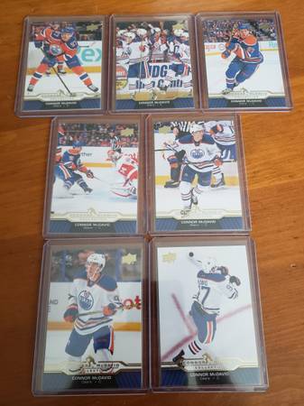 Connor McDavid - rookie collection sports hockey cards 1