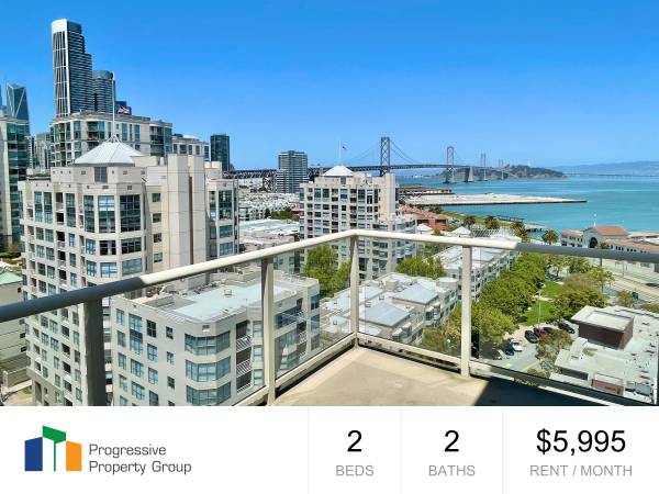 $5,995 / 2br - 2BR/2BA Remodeled PANO VIEW Penthouse in the Towers! - PROGRESSIVE (SOMA / south beach)63682814113153120