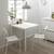 White Dining Table with Chair and Cushion 1 thumbnail