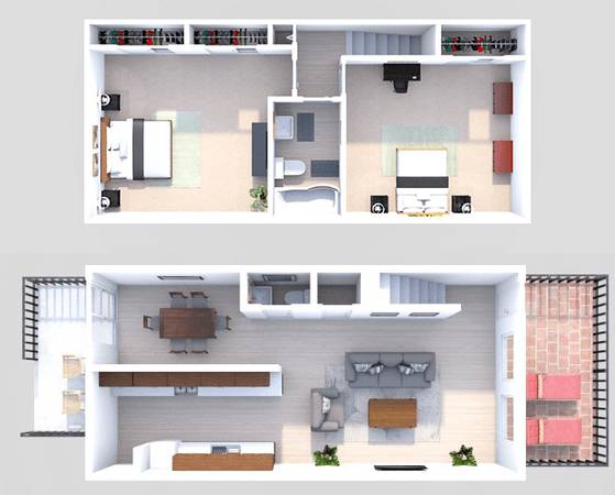 2BR 1.5BA TH ready for Spring! Secure your future home today! 1