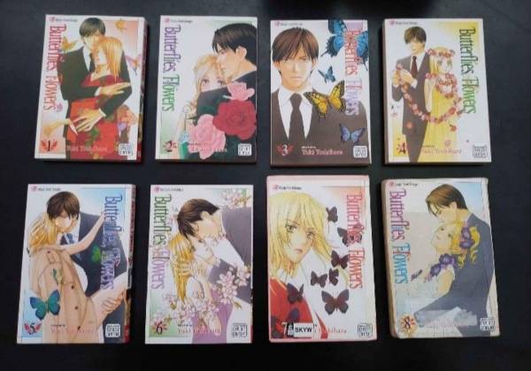 Butterflies, Flowers Shojo Manga English Volumes 1-8 1