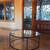Orren Ellis Black Round Coffee Table w/Beveled Glass 2 thumbnail