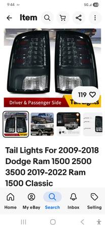 New in box 2015 ram taillights 1