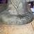 Antique Ornate Cast Cement Concrete Bird Bath Pedestal SIGNED! 14 thumbnail