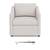 Article Landry 32.25" Lounge Chair - Napa White 7 thumbnail
