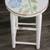 Painted Hydrangea Stool 1 thumbnail