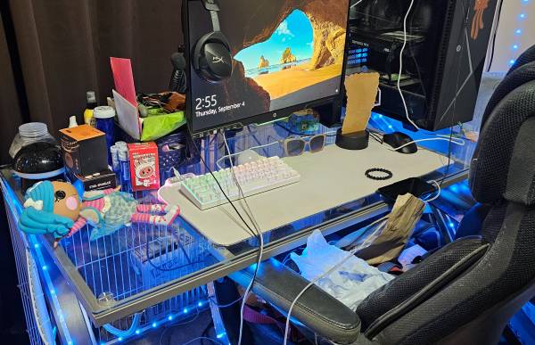 Desk PC and monitor 1