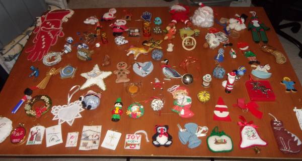 HOLIDAY / CHRISTMAS DECORATIONS and or ORNAMENTS 1