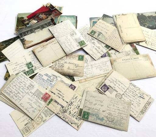 Old Paper Letters Catalogs Postcards 1