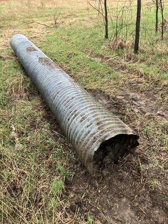 20 foot x 2 foot Galvanized Tube 1