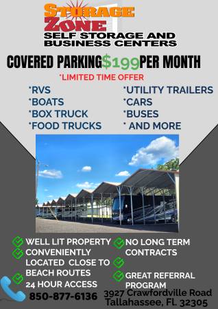 Covered Rv/Boat Storage 1