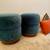 Article Pica 16" Velvet Ottoman - blue (2 available) 1 thumbnail
