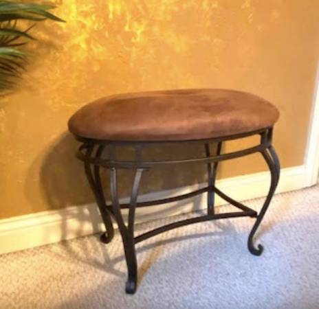 New Vanity Stool Ottoman 1