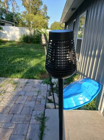 2 Solar powered bug zappers 1