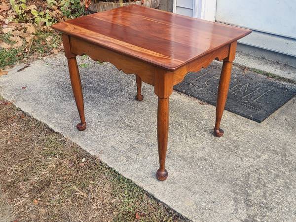 Solid Cherry Stickley Side Table 1