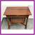 Victorian William & Mary Style Mahogany Lowboy On Casters 9 thumbnail