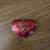 Zanzibar Beautiful Red Heart With Gold and Crystal Medallion 1 thumbnail