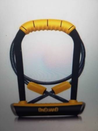 OnGuard u-lock with cable and 4 keys 1