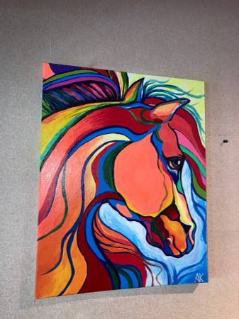 ORIGINAL ART WITH BEAUTIFUL COLORS 2 PIECES $20 EACH OR $30 FOR BOTH 1