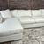 Free Delivery Macys white 4pc U shape sectional sofa couch 4 thumbnail