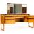 Vintage Mid Century Teak Danish Modern Vantiy + Mirror Set Meredew 2 thumbnail