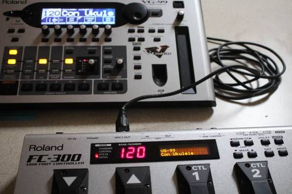 Roland VG-99 V-Guitar Modeling Synth with GK-3 Pickup and FC-300