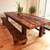 Spanish House Trestle Dining Table - Free Delivery 1 thumbnail