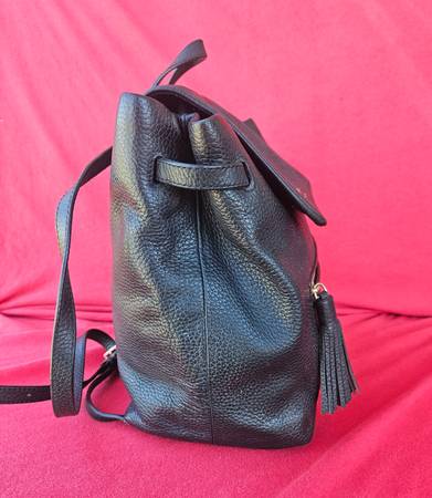 Kate Spade Leather Kacy Chester Street Backpack Purse Black  display picture 1