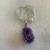 Amethyst Stalactite Slice Pendant  Necklace in 925 Sterling Silver 1 thumbnail