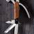 Tools Multi-Tool, Hammer, pliers, knife screwdriver Wood handle 1 thumbnail