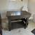 Antique Cart on Wheels Green- Cool Patina 40”Lx23”D x33” H Table 2 thumbnail