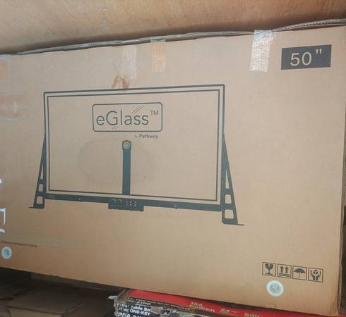 pathway 50 in. transparent writing glas 1