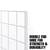 Grid wall panel / panels 2x8  Wire Mesh   thick  gauge Gridwall 4 thumbnail