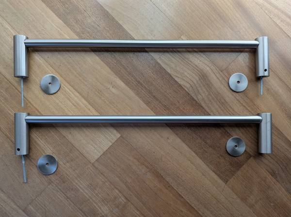 Two 18" towel bars 1
