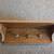 Small Wood Shelf with 3 Hooks 1 thumbnail