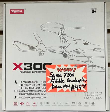Sygma X300 Foldable Quadcopter Drone New 1