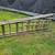 2 - 8 FOOT FIR A FRAME STAGING LADDERS W/PLANKS 1 thumbnail