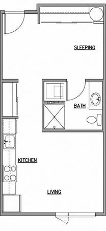 $1,560 / 490ft2 - ¡La ubicación es importante! Descubra estudio en el centro de University Place. (University Place - Chambers Bay Trail & Golf Course)63688567361667121