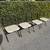 Set Of 4 MCM Mid Century Modern Folding Chairs 1 thumbnail