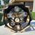 1984 Fredrick Ramond RETRO Brass and Walnut Pentagon Chandelier 3 thumbnail