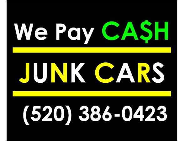 Want CASH for your junk or used car? We buy all sorts of cars! 1