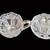 Sugar Bowl and Matching Dish - Antique Early American Pressed Glass 2 thumbnail