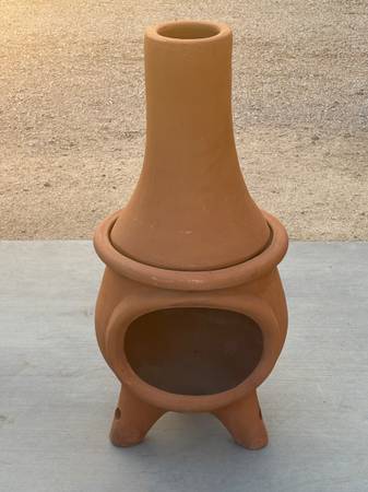 Chiminea Clay Outdoor Fireplace 1