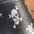 Birki's Black Rubber Clogs With Silver Skulls & Crossbones - L4 (35 25) 22 thumbnail