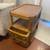 3 Tier Rattan End Table w/Magazine Holder 2 thumbnail