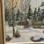Midcentury Winter River Forest Landscape Oil Painting by L. Neilson 3 thumbnail