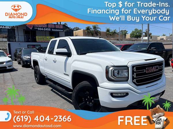 $570/mo - 2018 GMC Sierra 1500 SLE 4x2Double 4 x 2 Double 4-x-2-Double - $26,499 (Diamond Auto Sales)63470061214849121