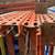 14ft x 48" Teardrop Pallet Rack Uprights – Orange | Heavy Duty 4 thumbnail