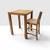 Teak bar table square 1 thumbnail