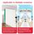 EMART Backdrop Stand Heavy Duty 10x10Ft,Three Crossbar Pipe and Drape 6 thumbnail
